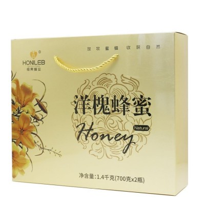 恒亮蜂蜜礼盒批发 700g*2瓶装源自深山自然成熟蜜源图2
