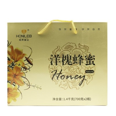 恒亮蜂蜜礼盒批发 700g*2瓶装源自深山自然成熟蜜源图4