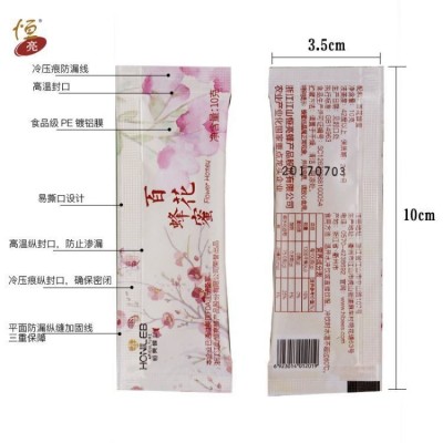 10g百花小袋装蜂蜜批发贴牌蜂蜜代工农家土蜂蜜杂粮伴侣10g可定制图2