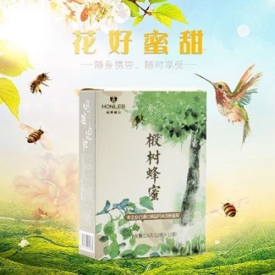蜂蜜代工贴牌OEM 网红直播便携装小袋装蜜 洋槐图3