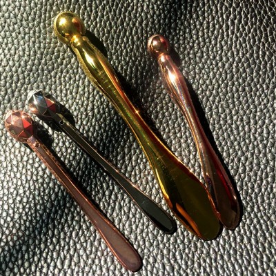 锌合金菱形眼霜棒眼部按摩器淡化黑眼圈眼霜导入棒3D钻面图4