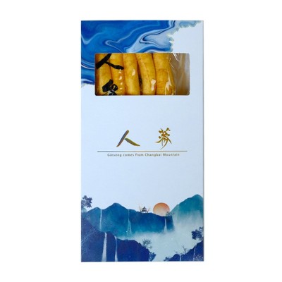 长白山新鲜人参50g装整枝 带礼盒人参东北特产保鲜煲汤泡酒保鲜参图5