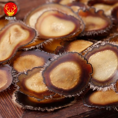 吉林鹿乡梅花鹿鹿茸片红粉片 鹿茸腊片半腊片 黄粉片鹿茸血片干片图2