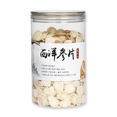 长白山人参 西洋参软支切片 免费磨粉 厂家批发 花旗参片一件代发图5