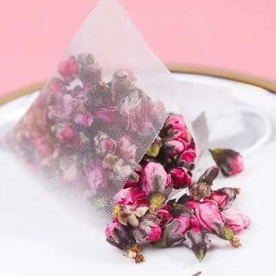 桃花茶三角包独立包装代用新花特级干桃花泡水三角包花瓣批发工厂图2