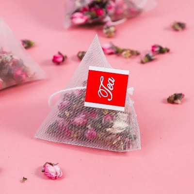 桃花茶三角包独立包装代用新花特级干桃花泡水三角包花瓣批发工厂图4