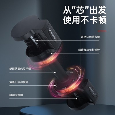 11KG 6档调节健身器材家用器械快速可调节重量铸铁哑铃 DUMBBELL图3