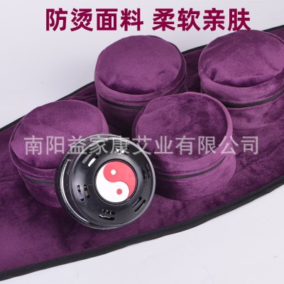 福缘艾 无烟四联艾灸衣 温灸仪布袋灸艾灸宝随身灸地摊展销会会销图3
