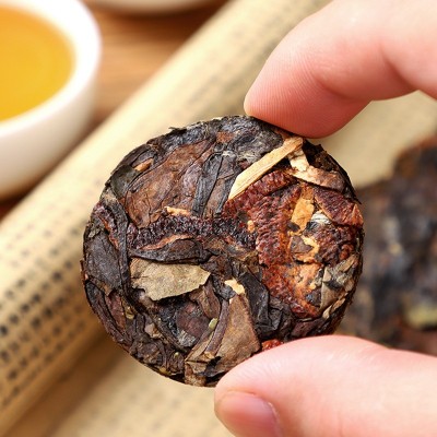 陈皮白茶正宗新会陈皮福鼎白茶寿眉老白茶茶叶散装木桶礼盒装500g图2