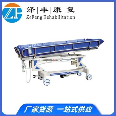 老人洗澡床瘫痪卧床失能电动手动洗浴床淋浴床养老院沐浴护理用床图4