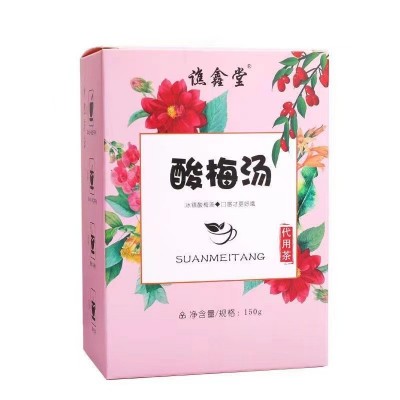 老北京酸梅汤整料包三角包夏季免蒸水果茶一件代发图5