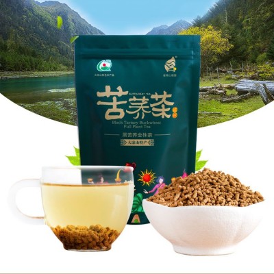 苦荞茶 黑苦荞全株茶麦香型四川大凉山 苦荞茶荞麦茶500g买二送一图1