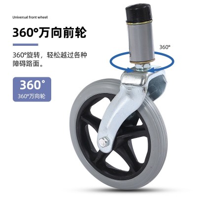 厂家批发轮椅车折叠轻便老人专用手推车残疾人便携儿童小轮代步车图3