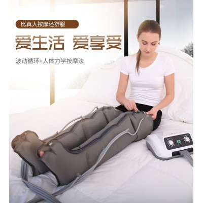 气动老人腿部按摩器四六八腔空气波压力理疗腿脚部气压按摩仪厂家图2