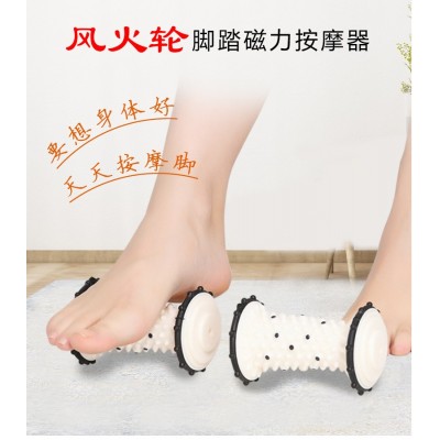 乐哈哈风火轮脚踏踩足脚底按摩滚动轮式按摩器家用磁力穴位足疗机图2