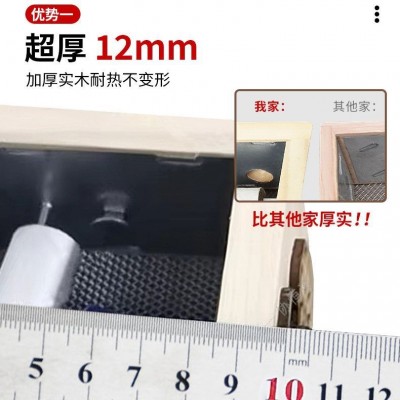 梯形1针1柱艾灸盒木制通用全身腹部家用随身灸艾灸木盒艾条熏盒图4