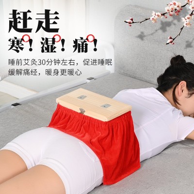 L1会员专用，明火梯形六针六柱艾灸盒木制通用全身腹部家用随身灸图2