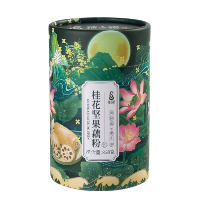桂花坚果藕粉350g罐装速溶营养早餐代餐饱腹奇亚籽坚果藕粉批发图5