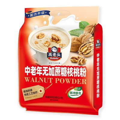 高老头牛奶加钙核桃粉660g速溶冲饮核桃乳营养早代餐粉袋装22小包图5