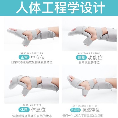 分指板手指伸直手腕固定手部矫正分指器中风偏瘫五指康复训练器材图2