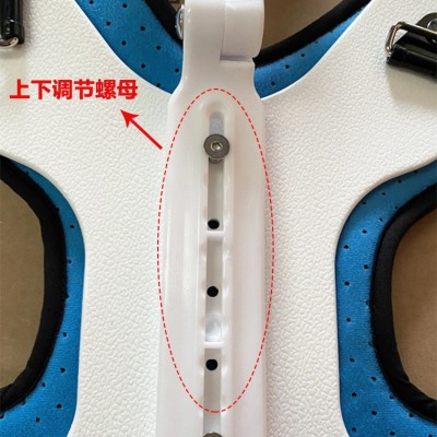 可调式头颈胸固定支具塑料款代替石膏颈胸椎术后康复支架轻便透气图2
