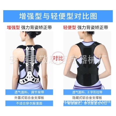 驼背矫正器儿童青少年坐姿驼背纠正器成人男女背部驼背娇姿带图4
