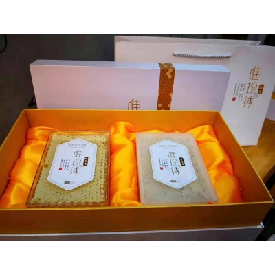 工厂批发切块蜂巢蜜500g荆条百花现切现卖盒装蜂蜜蜂巢蜜图3