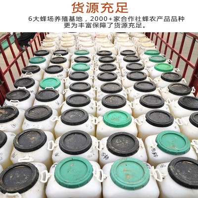 厂家直销蜂蜜大桶装75KG百花蜜洋槐蜜椴树蜜成熟蜜结晶蜜烘焙批发图3