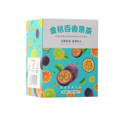 金桔百香果茶包蜂蜜冻干柠檬青桔百香果茶夏季网红水果茶厂家批发图5