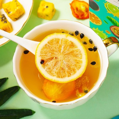 金桔百香果茶包蜂蜜冻干柠檬青桔百香果茶夏季网红水果茶厂家批发图3