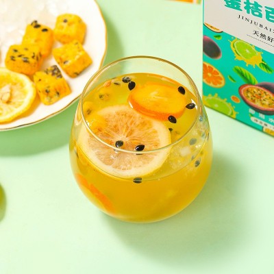 金桔百香果茶包蜂蜜冻干柠檬青桔百香果茶夏季网红水果茶厂家批发图4