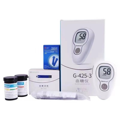 爱奥乐血糖仪试纸家用精准免调码全自动血糖测试仪4-G425-3套装图2