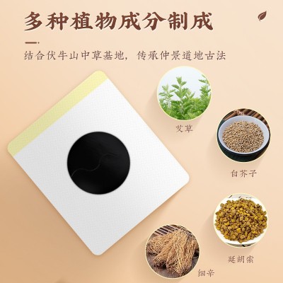 白云山艾灸三九贴 厂家批发冬季自发热膏贴儿童成人三九灸 三九贴图3
