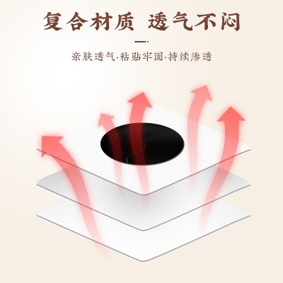 白云山艾灸三九贴 厂家批发冬季自发热膏贴儿童成人三九灸 三九贴图4