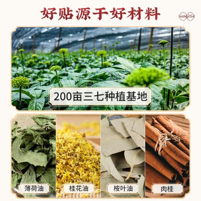 白云山采芝林三七贴 艾草颈椎艾灸发热敷腰椎膝盖肩颈肩周关节贴图3