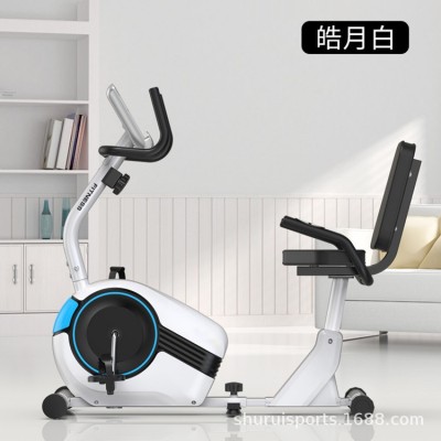 跨境下肢功率车卧式健身车家用磁控车室内踏步磁控健身车健身器材图2