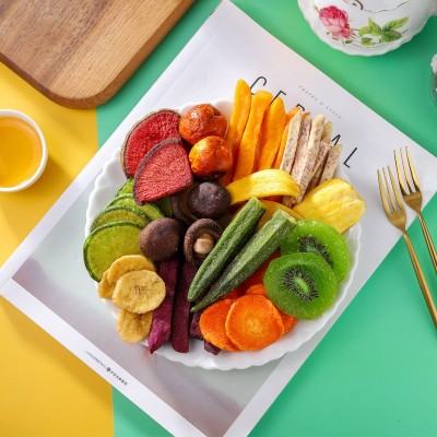 雅集什锦果蔬脆综合混合装蔬菜12种干果干低温熟化美味网红零食2袋图4