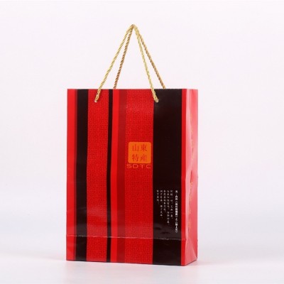 厂家阿胶糕手提袋子 阿胶产品系列礼品包装手提袋 特产手提礼品袋