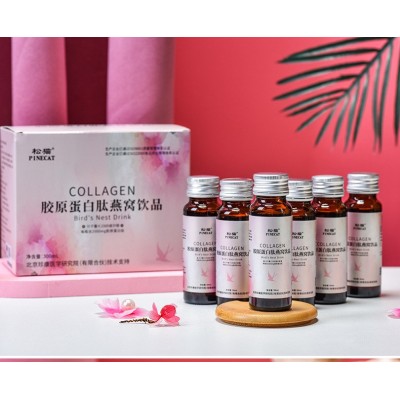 松猫燕窝胶原蛋白肽燕窝饮品口服液肽厂家批发图2