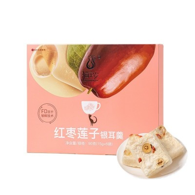 冻干红枣莲子银耳羹15g*6袋60S冲泡即食一件代发社区团购图5