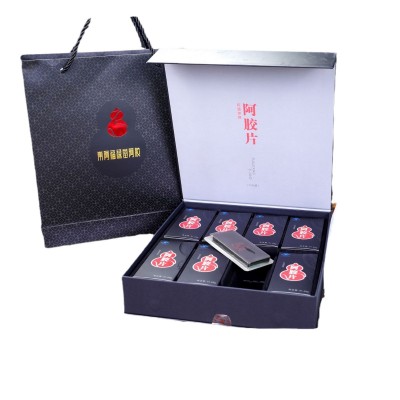 山东东阿福禄堂正宗阿胶片真黑驴皮熬制阿胶原块蓝帽礼盒装250克图5