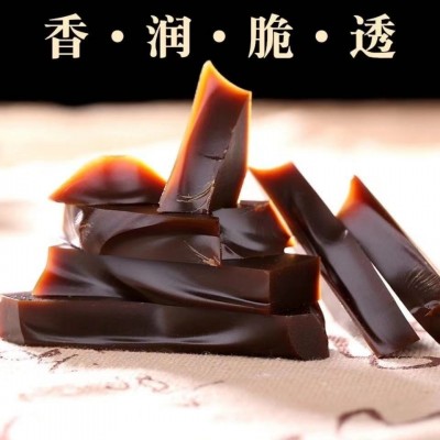 阿胶块 正品纯驴皮阿胶片ejiao山东正宗东阿胶原块材料礼盒可熬糕图3