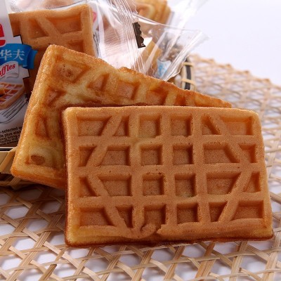 盼盼软华夫饼整箱4斤梅尼耶华夫饼糕点非丹夫华夫饼面包零食批发图5