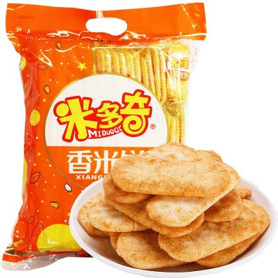 米多奇雪饼358g*10包整箱香米饼特惠装零食家庭装小吃批发图4