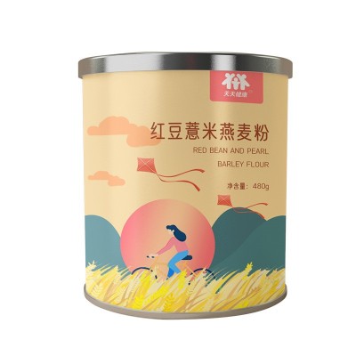 天天健康红豆薏米燕麦粉 薏仁杂粮饱腹粉早餐营养五谷代餐粉图4