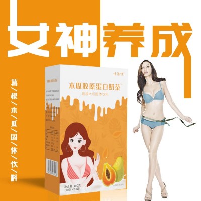 木瓜葛根片胶原蛋白女性美胸膳食纤维固体饮料一件代发OEM代加工图2