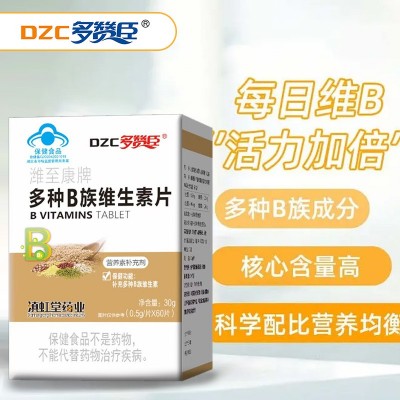 多赞臣潍至康牌多种维生素B族片成人老年保健正品维生素b补充图2