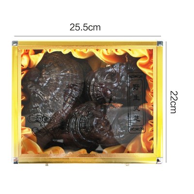 长白山灵芝礼盒250g东北吉林紫灵芝特产半野生灵芝会 产地直发图2