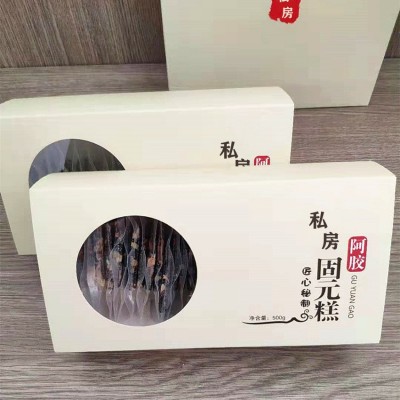 东阿手工私房阿胶糕 即食阿胶固元糕 500克袋装礼盒装图4