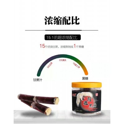 【分销】阿胶黑糖200克 抖音网红货源山东东阿传统滋补品黑糖图3